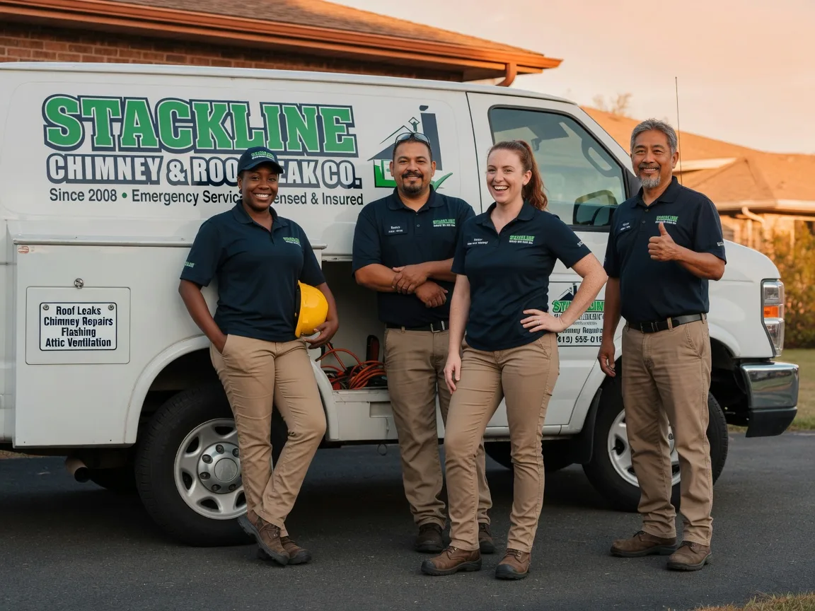 Chimney flashing repair company in Chase, KS